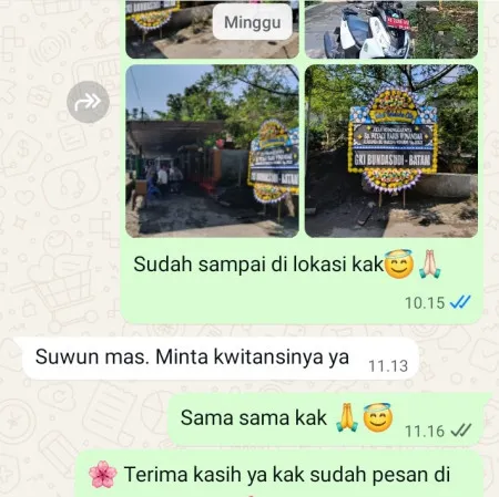 Pengiriman Papan Bunga Duka Ujungaris Widasari